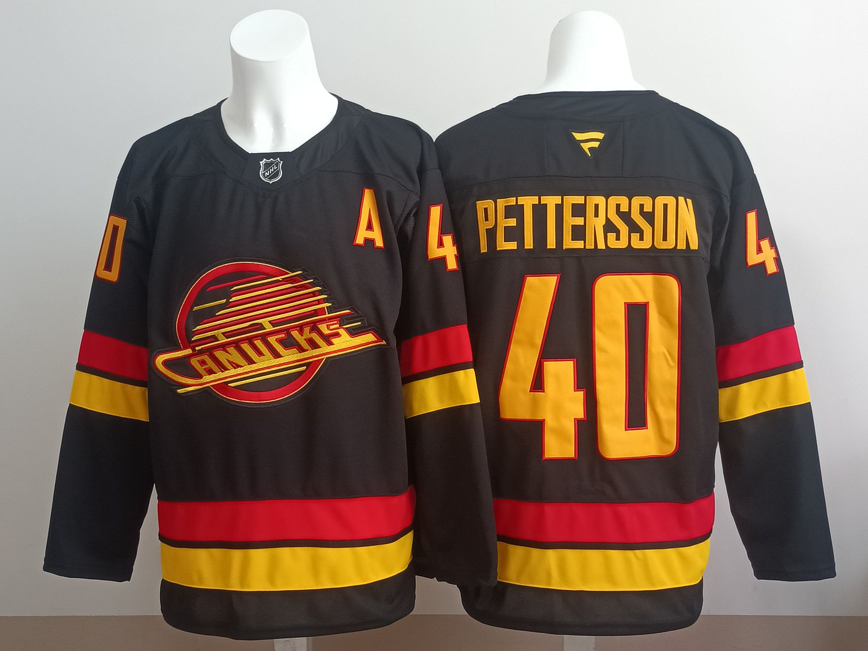 Men 2025 Montreal Canadiens #40 Pettersson Black NHL Jersey style 01